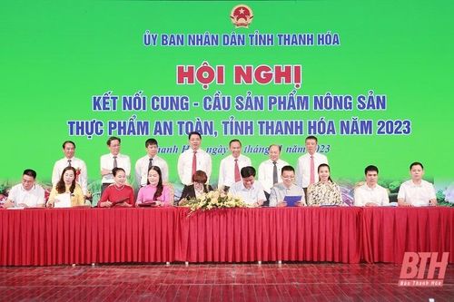 Kết nối cung - cầu sản phẩm nông sản, thực phẩm an toàn tỉnh Thanh Hóa năm 2023