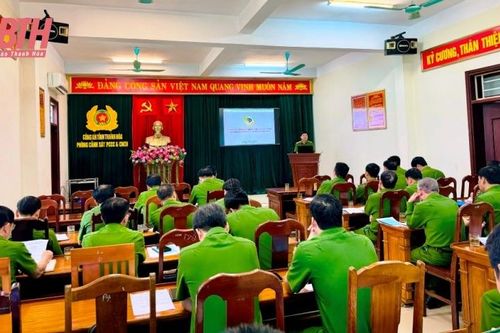 Tập huấn nghiệp vụ PCCC cho lãnh đạo Phòng Cảnh sát PCCC&CNCH và Công an cấp huyện