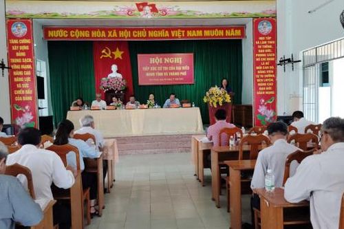 Ông Trần Mạnh Dũng - Phó Chủ tịch Thường trực HĐND tỉnh Khánh Hòa: Tiếp xúc cử tri phường Cam Lộc, TP. Cam Ranh