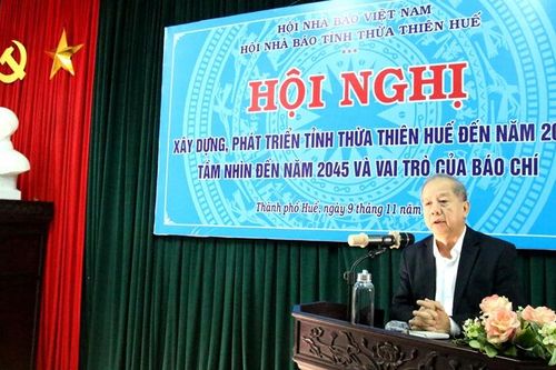 Vai trò của báo chí về xây dựng và phát triển tỉnh Thừa Thiên Huế
