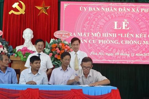 Ra mắt mô hình 'liên kết các cụm dân cư phòng, chống ma túy'