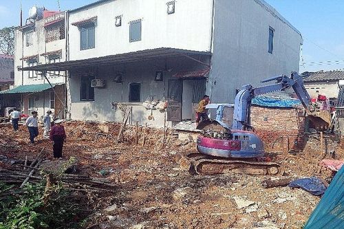 Tam Dương (Vĩnh Phúc): Tháo dỡ các công trình vi phạm để thực hiện dự án