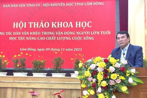 Lâm Đồng: Nâng cao hiệu quả vận động người lớn học tập