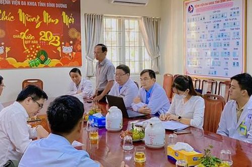BVĐK tỉnh Bình Dương làm chủ kỹ thuật HDF online trong thận nhân tạo