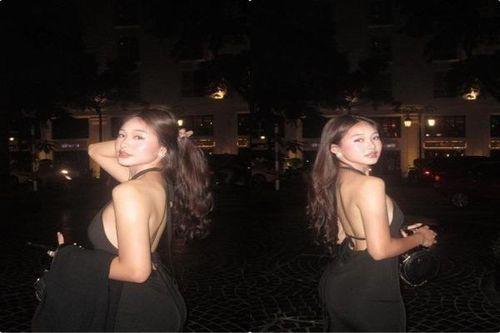 Con gái 'Hoa khôi bóng chuyền' Kim Huệ diện váy hở lưng quyến rũ