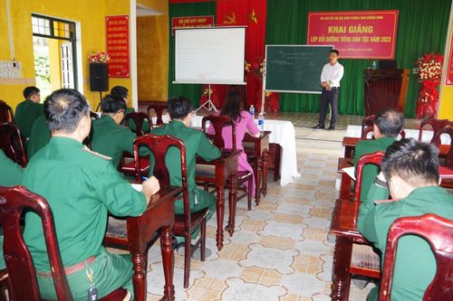 Các đơn vị BĐBP thực hiện có hiệu quả công tác bồi dưỡng kiến thức dân tộc cho cán bộ, nhân dân khu vực biên giới