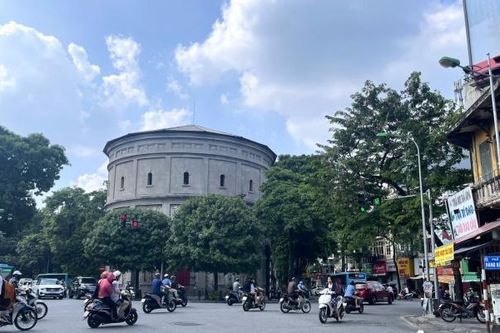Tháp nước Hàng Đậu trước ngày mở cửa đón khách tham quan