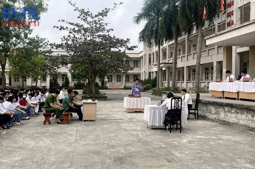 VKSND tỉnh Hà Nam tổ chức phiên tòa giả định tuyên truyền pháp luật