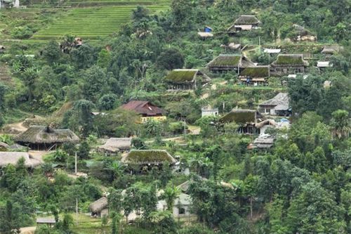 Những mái nhà cọ phủ đầy rêu của người Dao ở Xà Phìn - Hà Giang