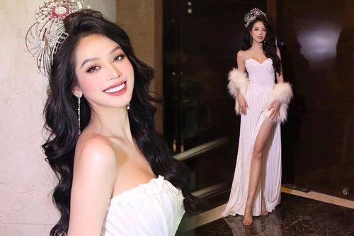 Hoa hậu Thanh Thủy thăng hạng 'vùn vụt' sắc vóc: Không thi quốc tế thì hơi phí!
