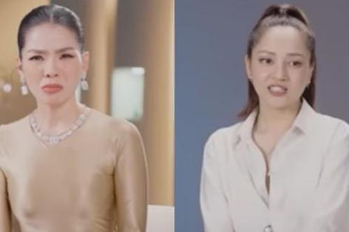 Bảo Anh, Lệ Quyên thể hiện thái độ khi ekip 'Chị đẹp đạp gió rẽ sóng' đặt câu hỏi phỏng vấn