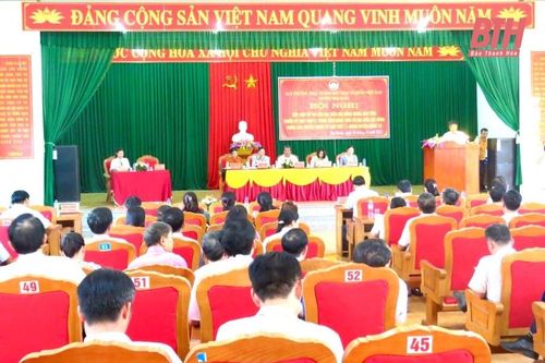 Tổ đại biểu HĐND tỉnh và HĐND huyện tiếp xúc cử tri huyện Thọ Xuân