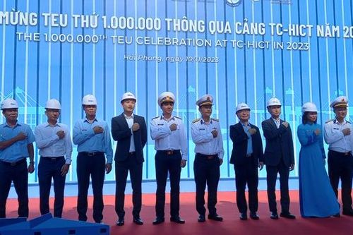 Cảng Container Quốc tế Tân Cảng Hải Phòng đón TEU thứ 1.000.000