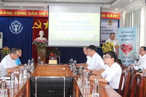 Bảo hiểm Xã hội An Giang triển khai quy định mới của Nghị định 75/2023/NĐ-CP
