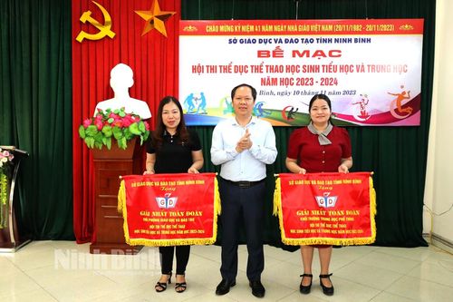 Bế mạc Hội thi TDTT học sinh tiểu học và trung học năm học 2023-2024