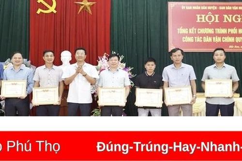 Huyện Tam Nông tổng kết công tác Dân vận chính quyền năm 2023