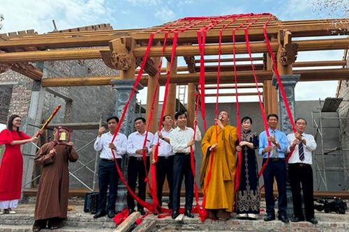 Hải Phòng: Lễ an vị long cốt ngôi tổ đường chùa Phúc Hậu
