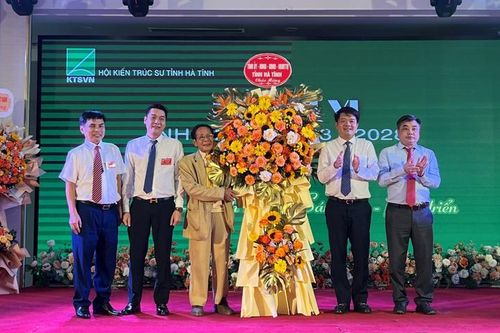 Hà Tĩnh: Viện trưởng Viện Quy hoạch kiến trúc xây dựng được bầu làm Chủ tịch Hội Kiến trúc sư tỉnh khóa VI