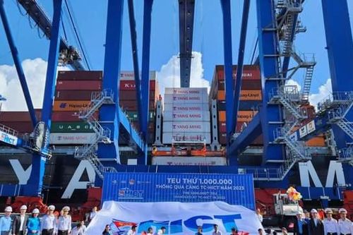 Cảng container Quốc tế Tân Cảng Hải Phòng phá kỷ lục về khai thác sản lượng