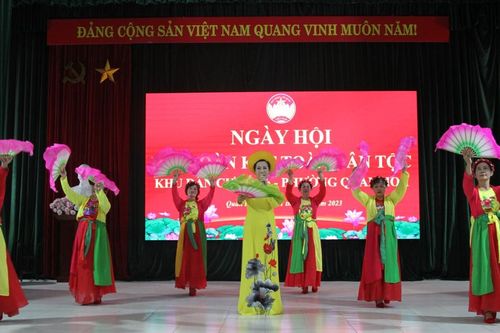 Rộn ràng Ngày hội Đại đoàn kết toàn dân khu dân cư 26 phường Quan Hoa