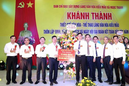 Đặc sắc ngày hội Đại đoàn kết toàn dân tộc tại xã Ngọc Thanh, thành phố Phúc Yên