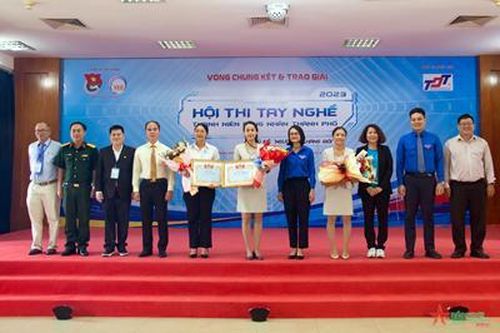 Thí sinh Đoàn Mỹ Tuyên đoạt giải nhất hội thi tay nghề thanh niên công nhân năm 2023
