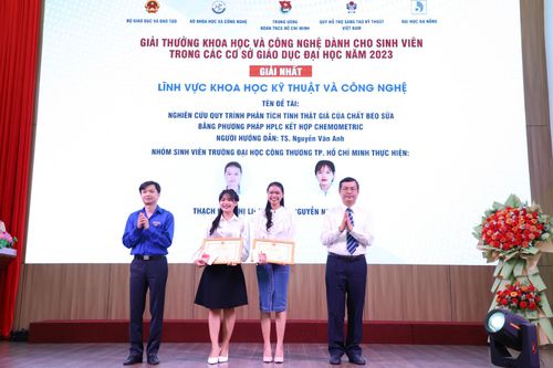 Sinh viên ĐH Công Thương TP.HCM đạt nhiều giải cao tại cuộc thi KH&CN toàn quốc