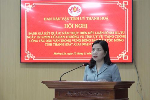 Thanh Hóa: Tăng cường công tác dân vận trong vùng đồng bào dân tộc Mông