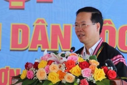 Chủ tịch nước Võ Văn Thưởng dự Ngày hội Đại Đoàn kết toàn dân tộc tại Phú Yên