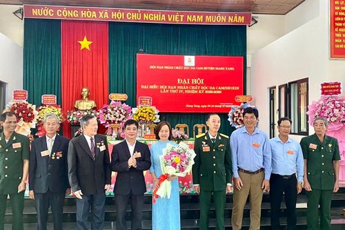 Ông Trần Quốc Nghĩa được bầu giữ chức Chủ tịch Hội Nạn nhân chất độc Da cam/Dioxin huyện Mang Yang