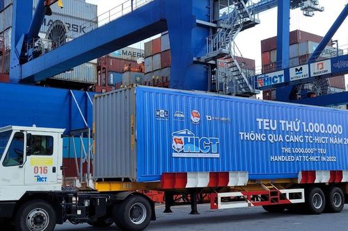 Container thứ 1 triệu đã đến cảng quốc tế Tân Cảng Hải Phòng