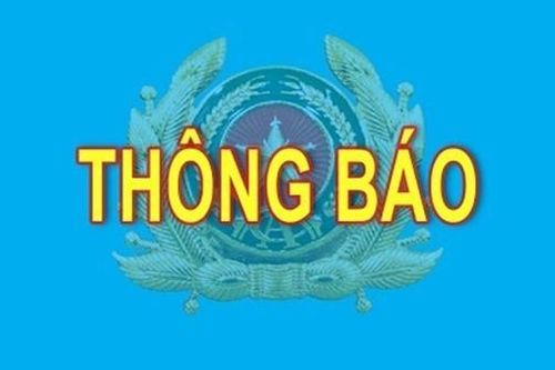 Thông báo tuyển chọn công dân vào Công an nhân dân