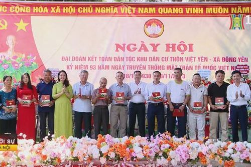 Ngày hội Đại đoàn kết thôn Việt Yên, huyện Quốc Oai