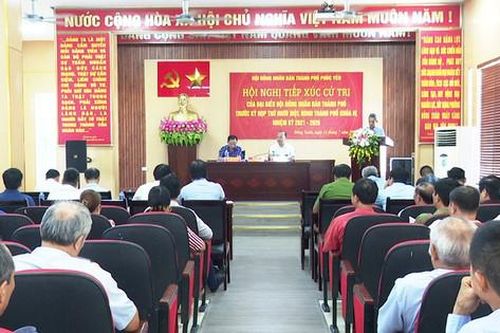 Lịch tiếp xúc cử tri của đại biểu HĐND thành phố Hà Nội
