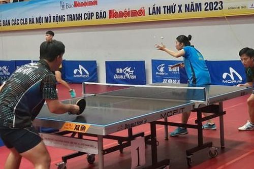 Giải bóng bàn tranh Cúp Báo Hànôịmới năm 2023:Buổi làm việc hết công suất của đội ngũ trọng tài