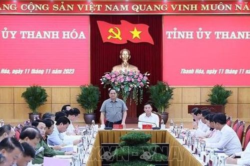 Thủ tướng Phạm Minh Chính: Thanh Hóa phải có cơ chế thông thoáng, hạ tầng thông suốt, quản lý, điều hành thông minh