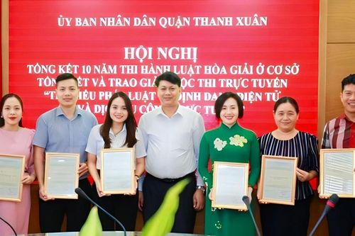 Lan tỏa cuộc thi tìm hiểu pháp luật trực tuyến tại quận Thanh Xuân