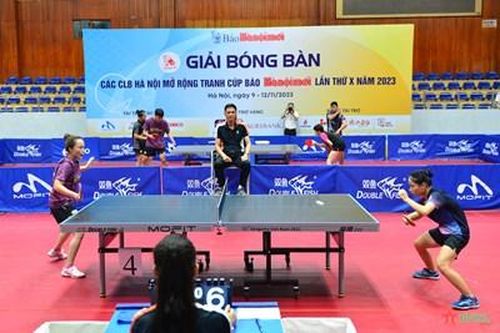 Vũ Mạnh Huy vô địch đơn nam nâng cao Giải bóng bàn tranh Cúp Báo Hànôịmới năm 2023