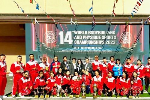 Tuyển thể hình Việt Nam xếp thứ nhì nội dung đồng đội nam, nữ giải thế giới