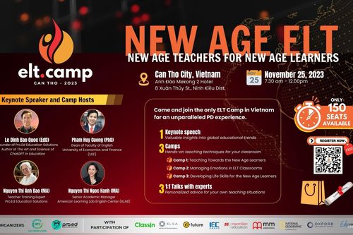ELT.Camp 2023: Cơ hội nâng cao kỹ năng chuyên môn cho giáo viên ngoại ngữ ĐBSCL
