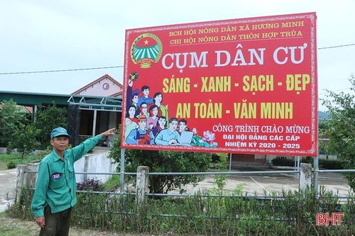 Chung sức xây dựng cụm dân cư 'Sáng - xanh - sạch - đẹp - an toàn - văn minh'