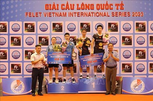 Trao Giải Cầu lông quốc tế 'FELET Vietnam International Series 2023'