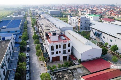 Hà Nội: Hàng loạt công trình biệt thự trong cụm công nghiệp làng nghề