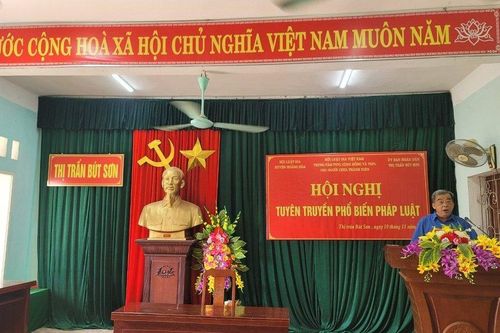 Trung tâm tư vấn pháp luật cộng đồng và trợ giúp pháp lý phối hợp tuyên truyền phổ biến pháp luật ở Thanh Hóa