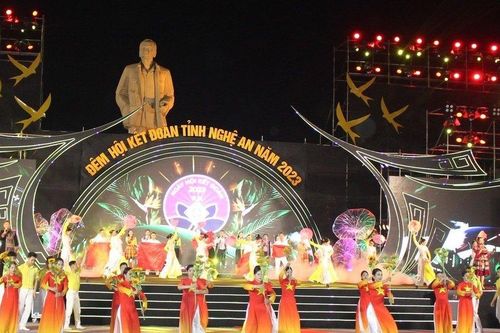 Đêm hội kết đoàn tỉnh Nghệ An: Sức mạnh khối đại đoàn kết toàn dân tộc