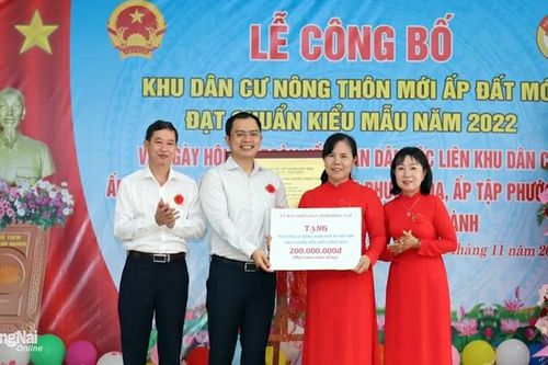 Huyện Long Thành có 3 khu dân cư kiểu mẫu