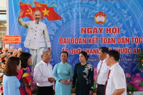 Mong muốn nhân dân ấp Quới Thạnh đoàn kết giúp nhau ổn định cuộc sống