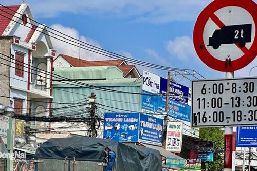 Điều chỉnh giờ cấm xe tải trên một số tuyến đường TP.Biên Hòa