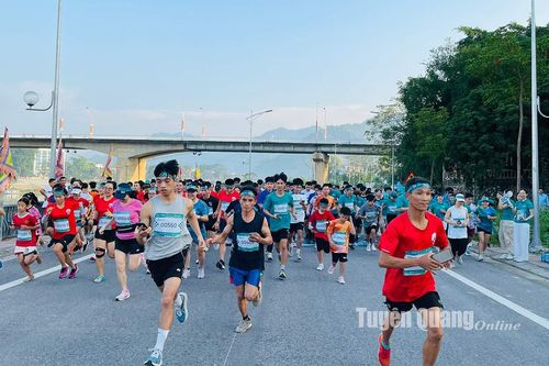 Gần 500 vận động viên tham gia giải chạy BIDVRUN – Tết ấm cho người nghèo