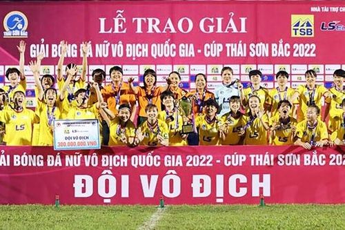 Tăng mức thưởng Giải bóng đá nữ VĐQG - Cúp Thái Sơn Bắc 2023